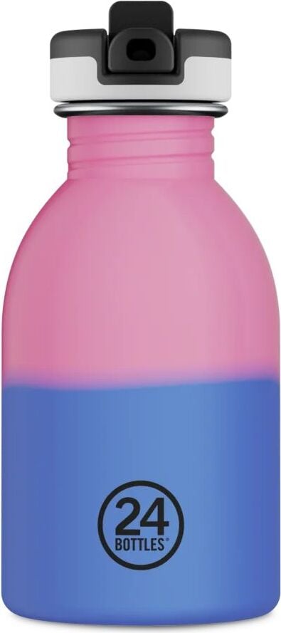 Butelka na wodę Urban Bottle Kids Reactive 250 ml różowo-niebieska