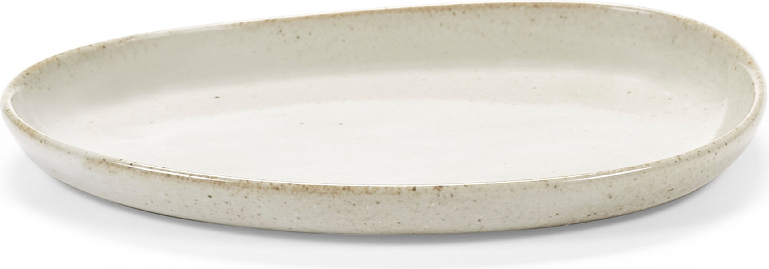 Talerz do chleba Out of Lines złamana biel