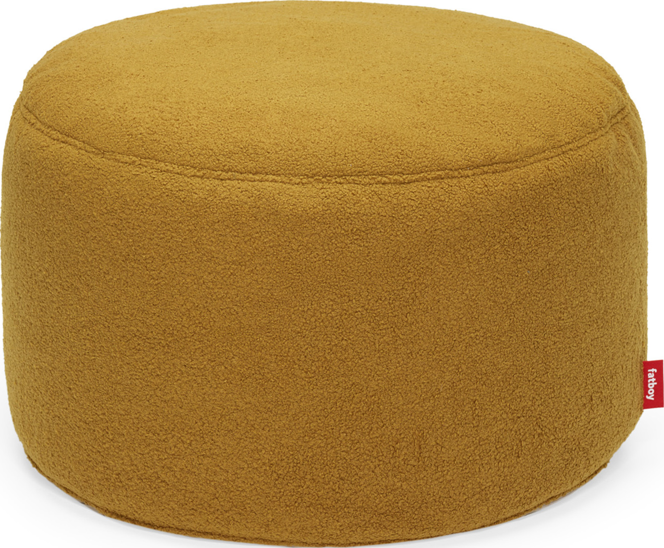 Puf Point Large Sherpa musztardowy