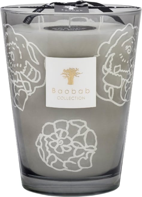 Świeca zapachowa Collectible Roses Grey 24 cm