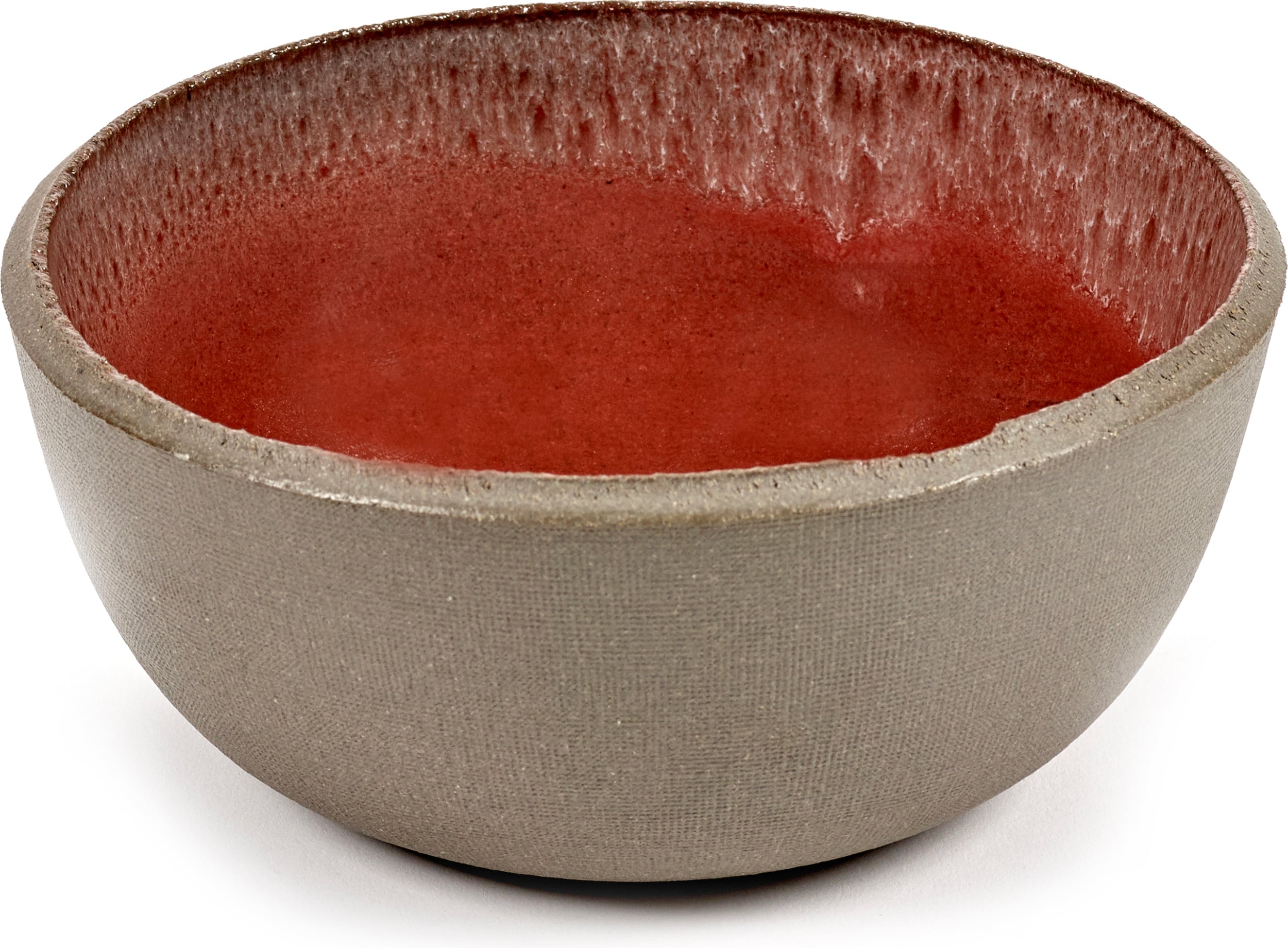 Miska FCK 600 ml brązowo-czerwona