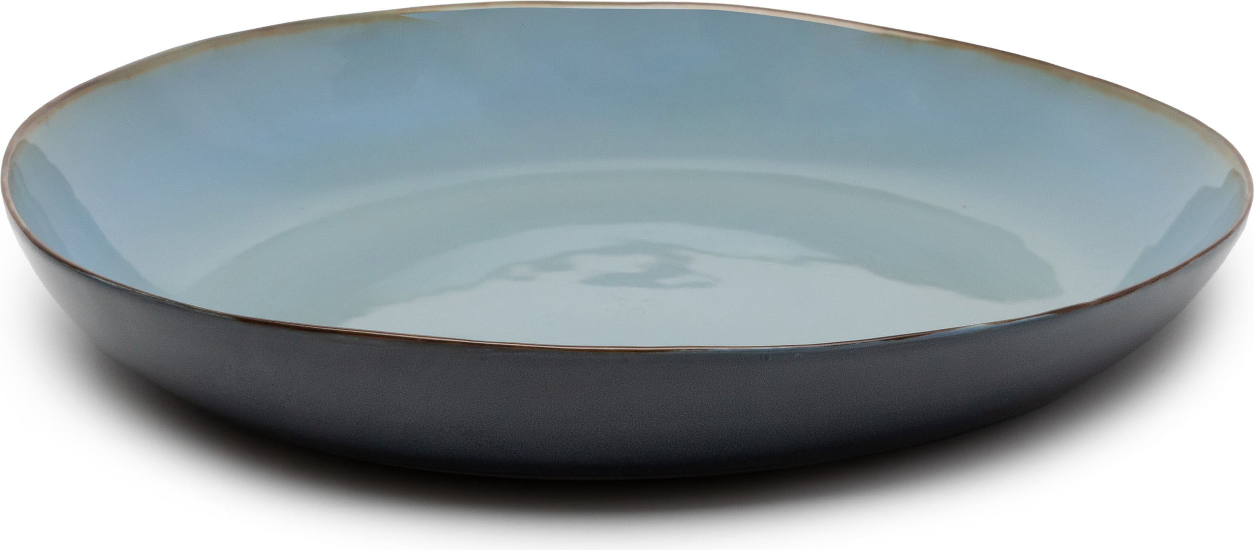 Talerz do serwowania Terres de Rêves 35,5 cm niebieski