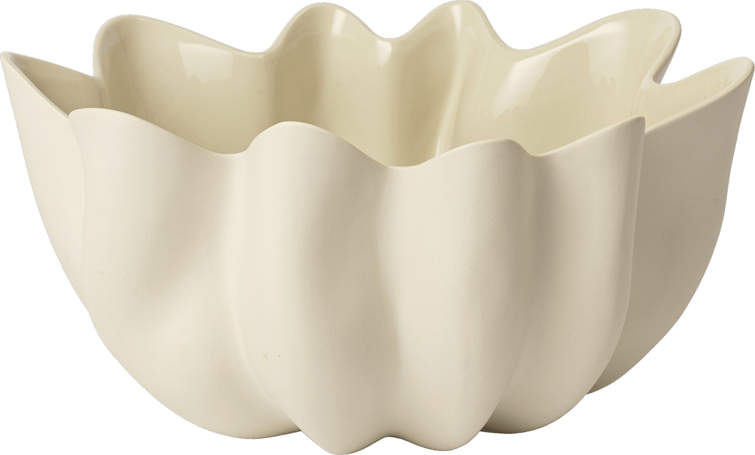 Miska Nium 36 cm złamana biel