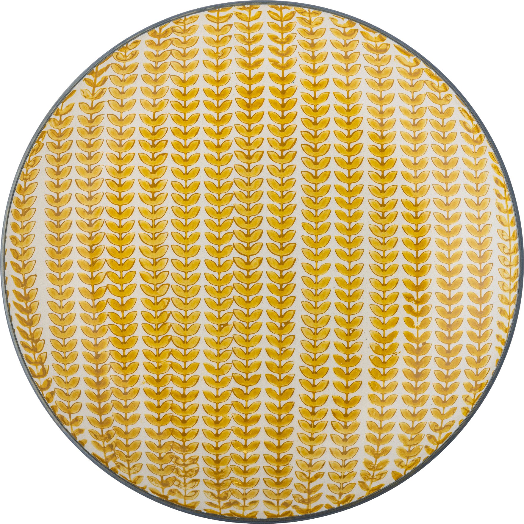 Talerz obiadowy Maple 25,5 cm żółty