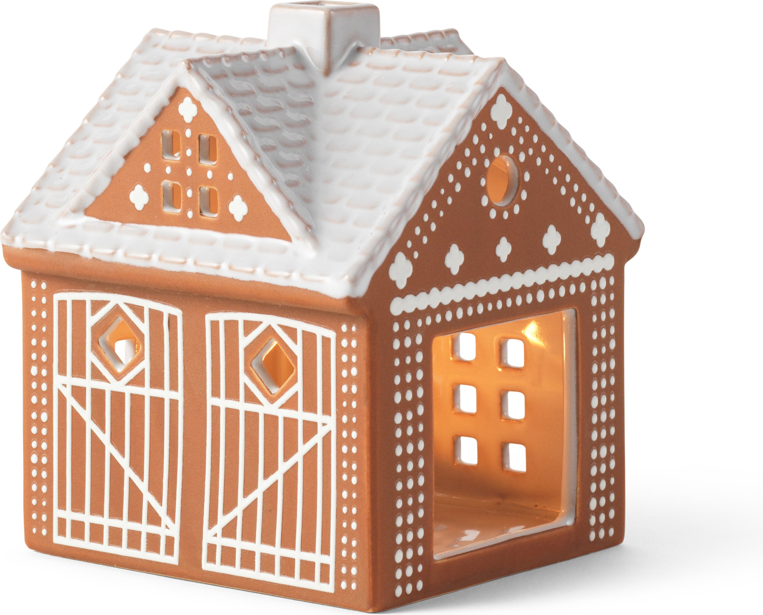 Lampion Gingerbread Lighthouse 11,5 cm