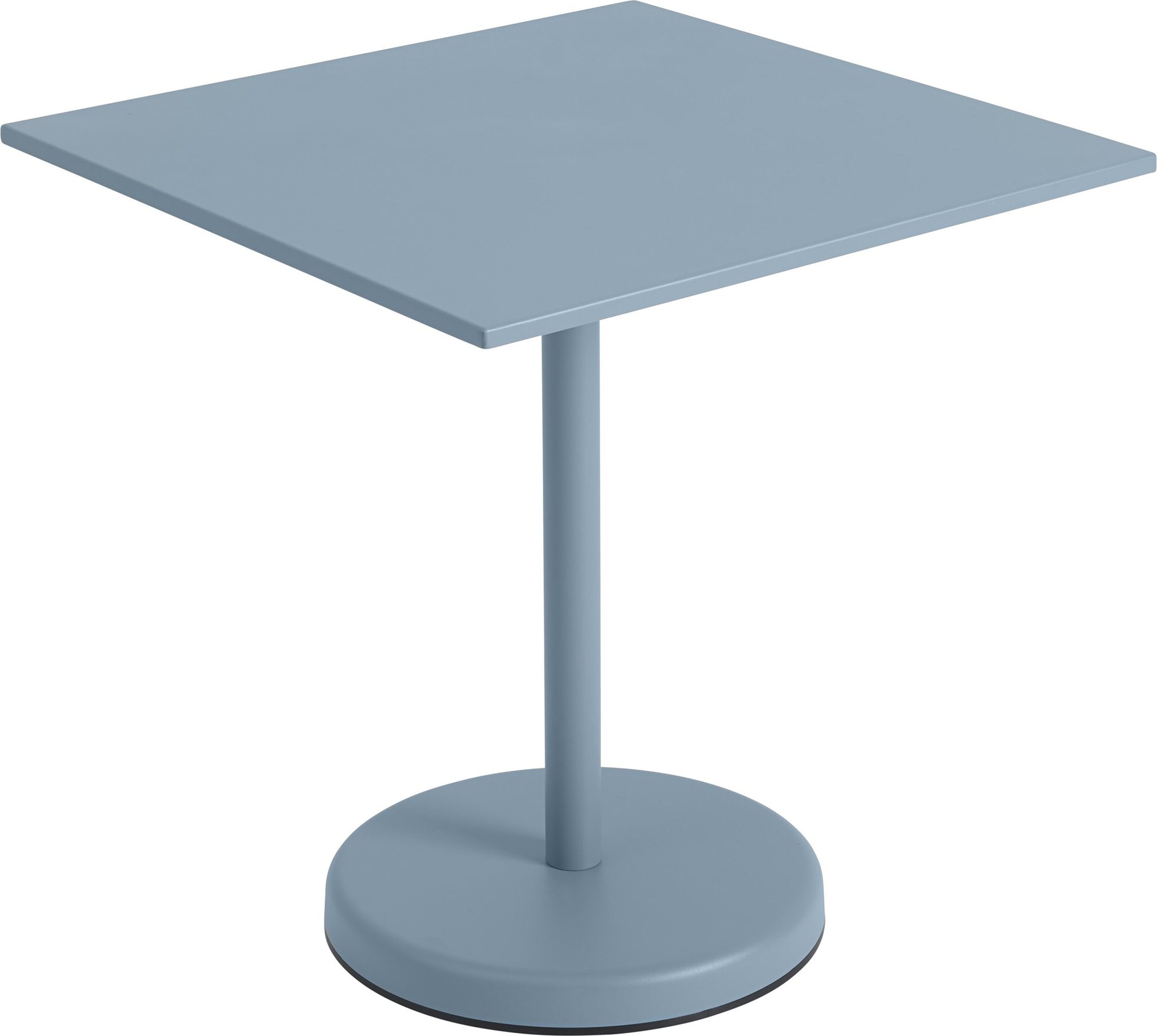 Stolik kawowy Linear 70 x 73 cm zgaszony błękit