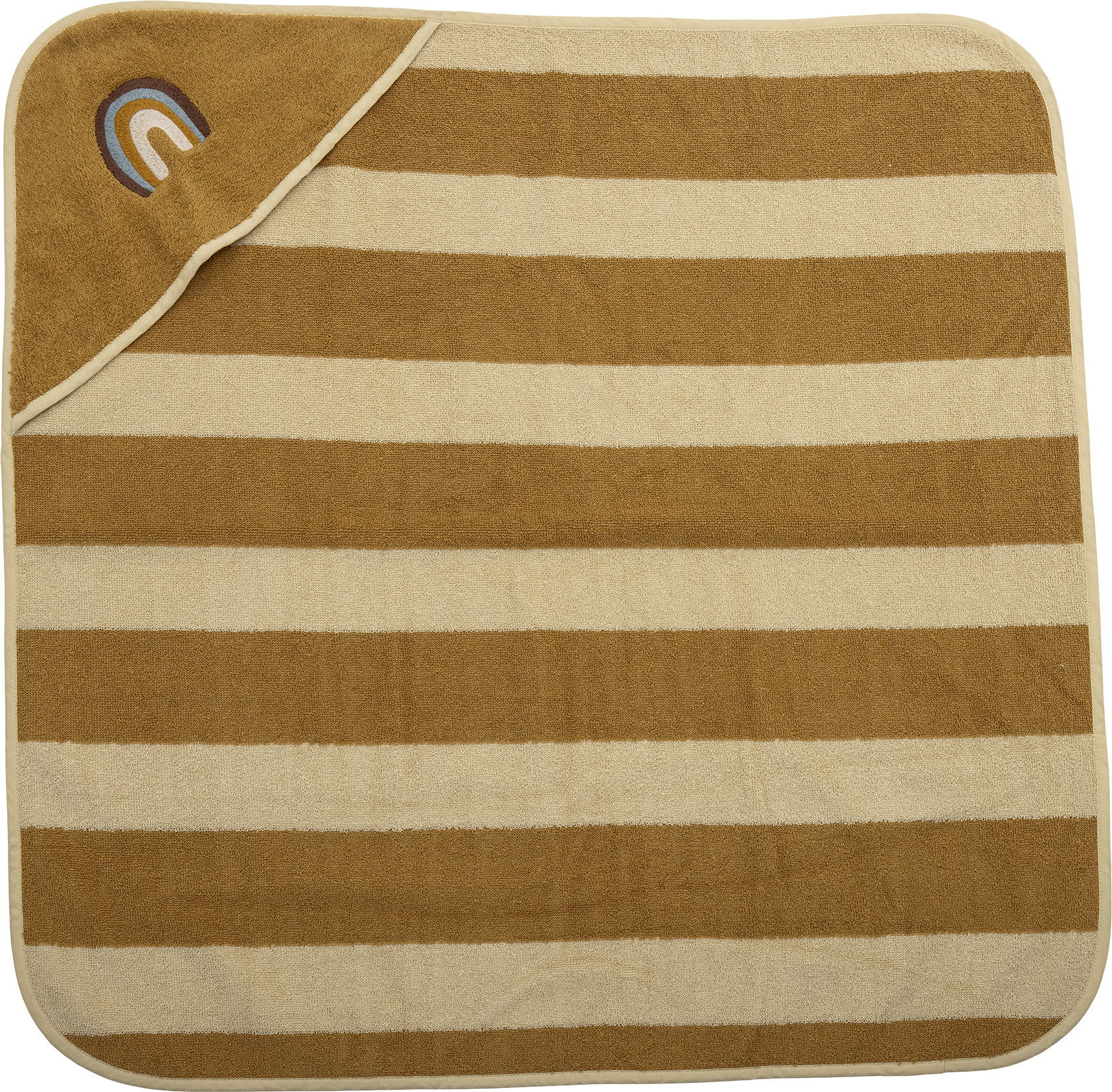 Ręcznik dziecięcy z kapturem Agnes 78 cm brązowy