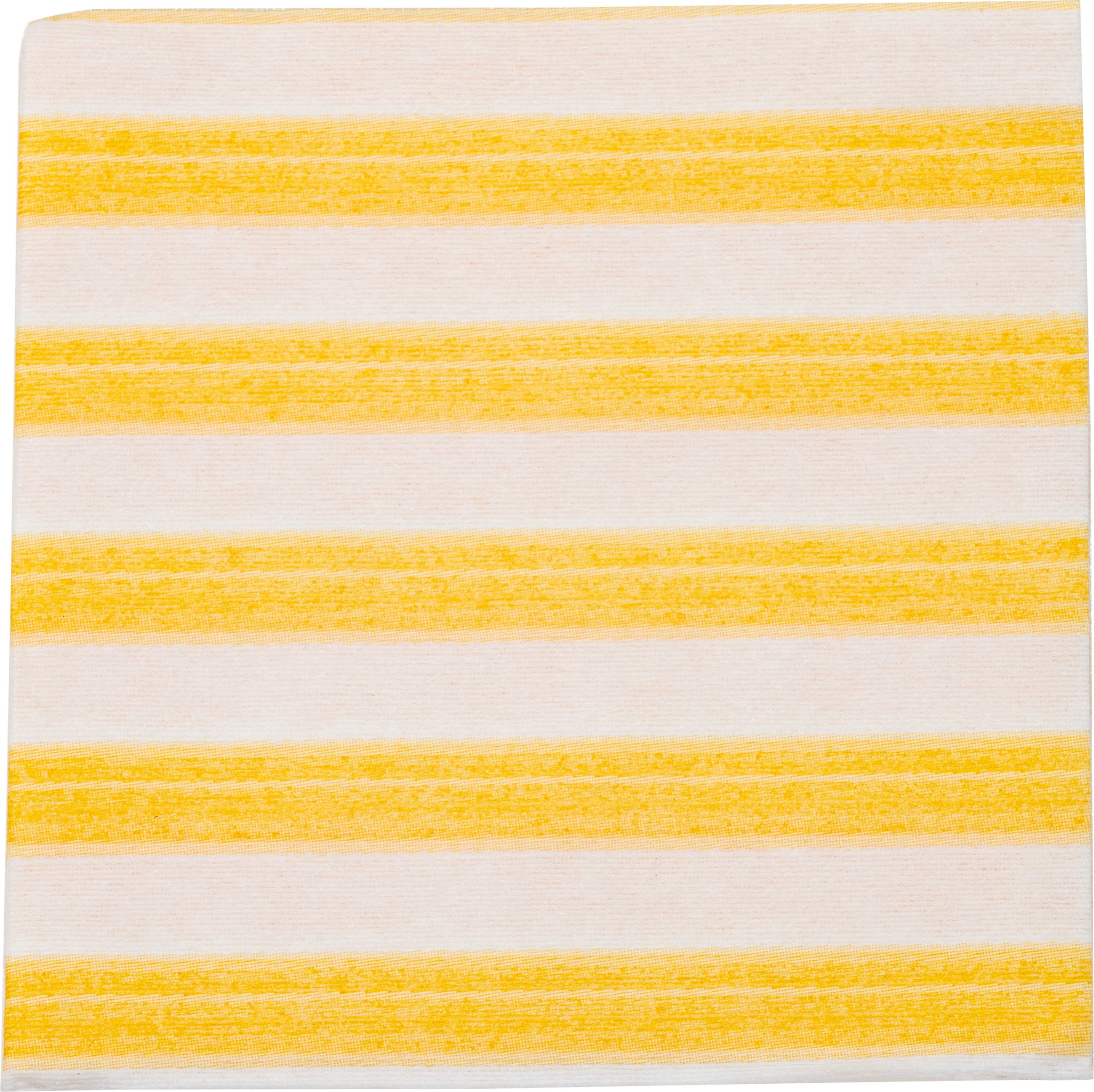 Serwetki papierowe Righe w paski 25 x 25 cm żółte 20 szt.