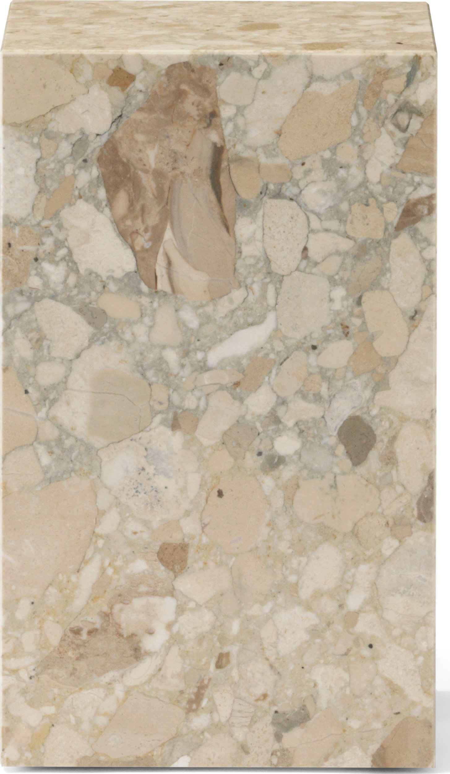 Stolik boczny Plinth Kunis Breccia 51 cm