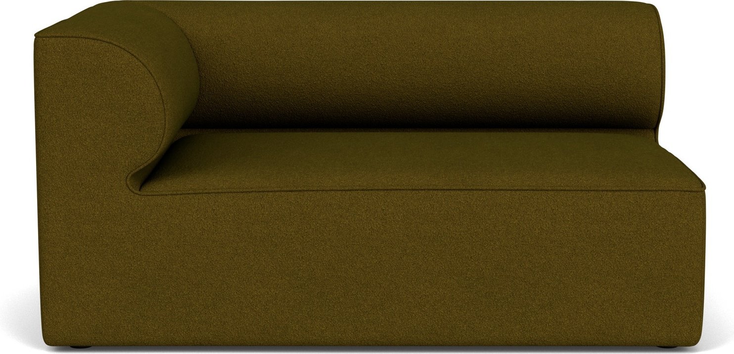 Narożnik lewostronny sofy modułowej Eave 96 x 144 cm ciemnozielony