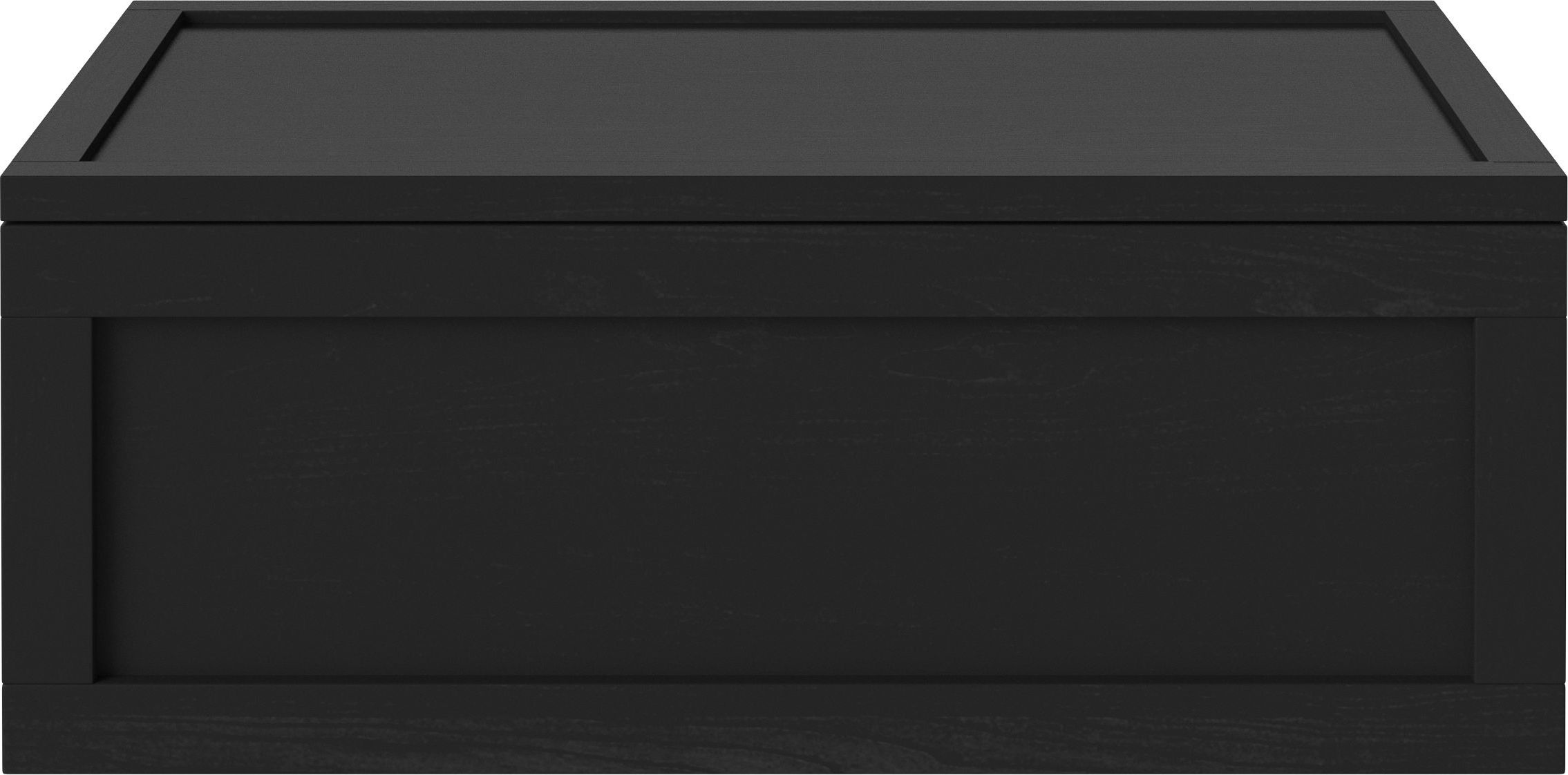 Pudełko do przechowywania Norie czarny dąb drewniane