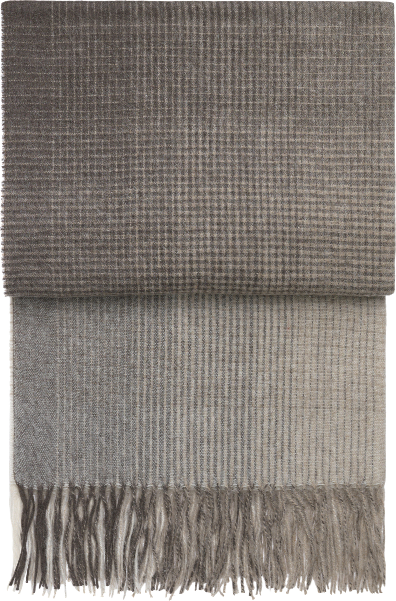 Koc Horizon 130 x 200 cm brązowy