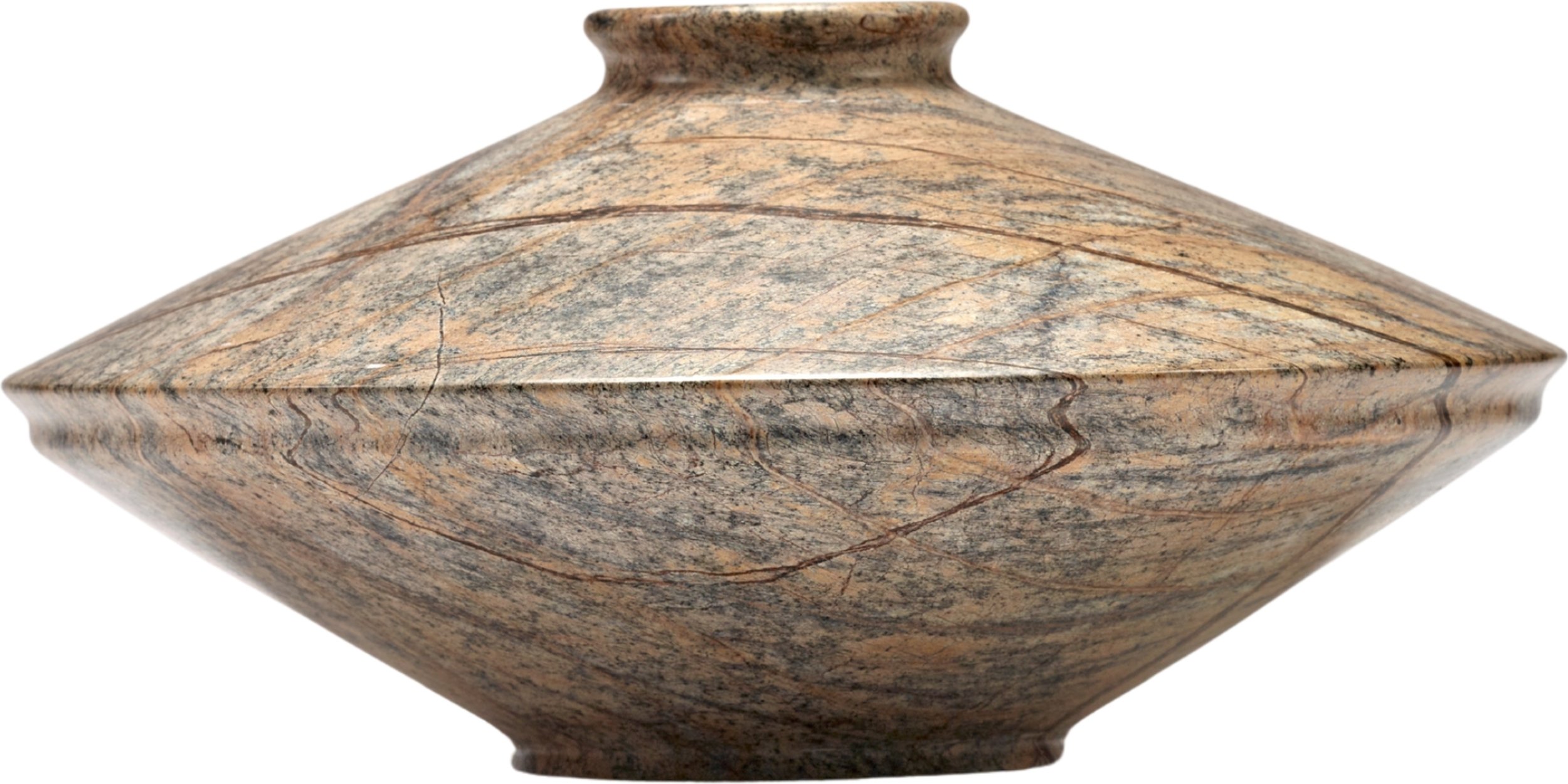 Wazon dekoracyjny Dune °1 15 cm brązowy