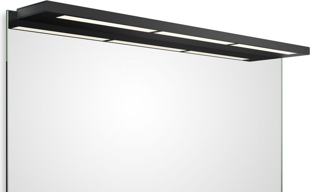 Lampa nad lustro Slim Clip On 80 cm czarny mat