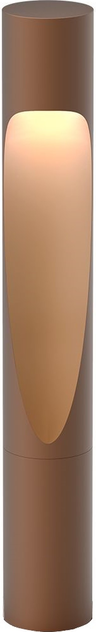 Lampa ogrodowa Flindt LED 4000K 34,5 cm brązowa z mocowaniem kołkiem bez adaptera