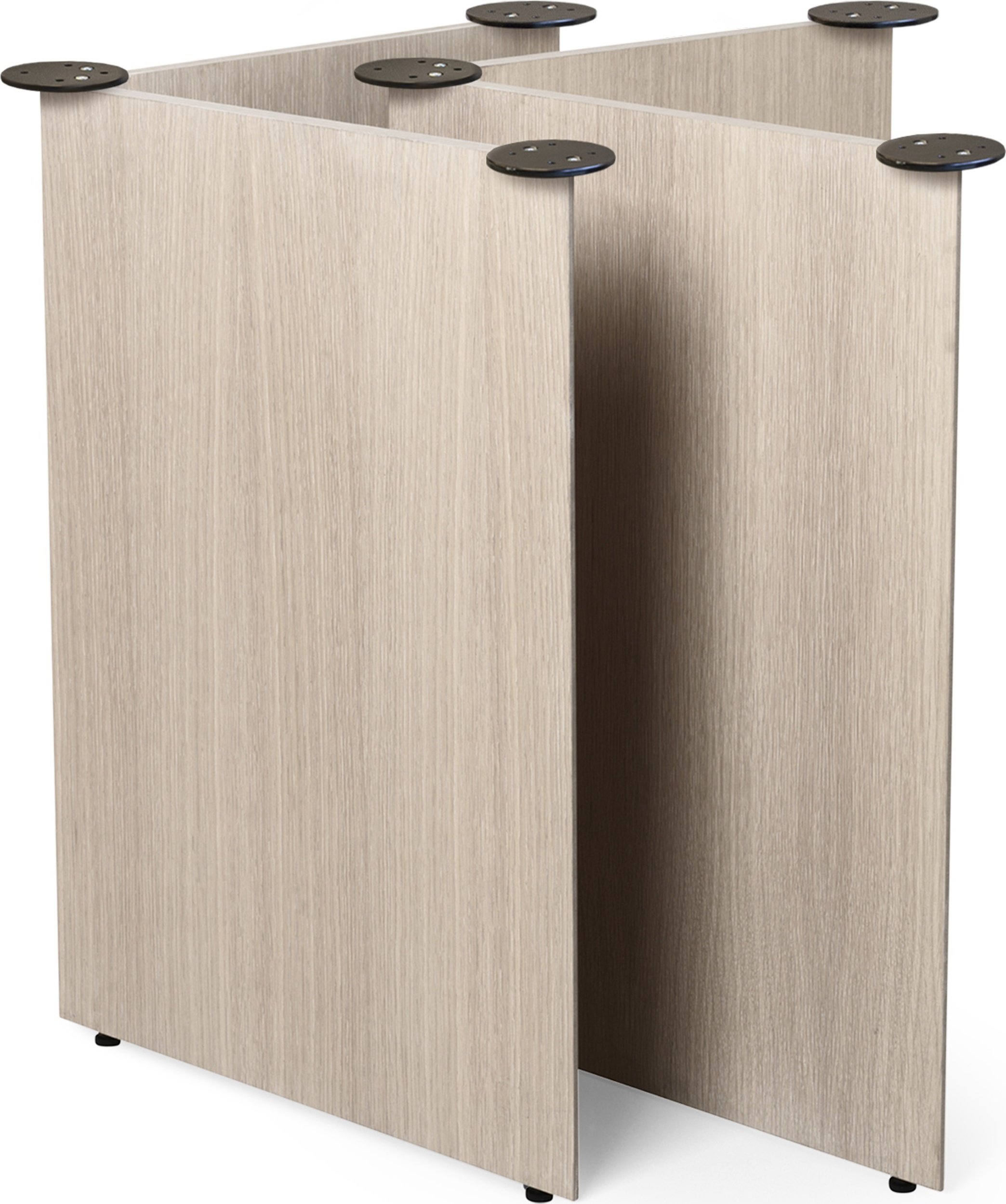 Nogi drewniane do stołu Mingle naturalny dąb 2 szt.