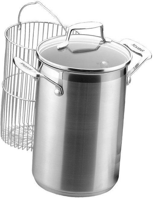 Garnek z wkładem do gotowania szparagów Scanpan Impact