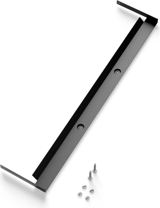 Wspornik montażowy do szafki wiszącej ze śrubami New Works czarny 7 el.