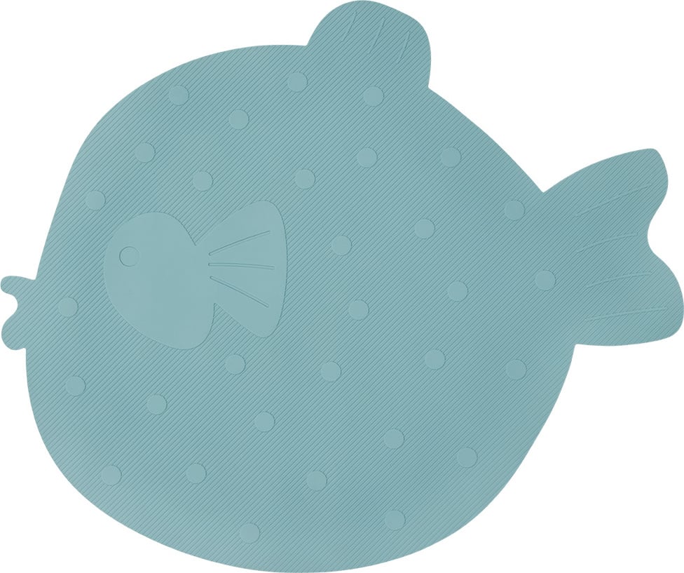 Mata łazienkowa Little Finn niebieska