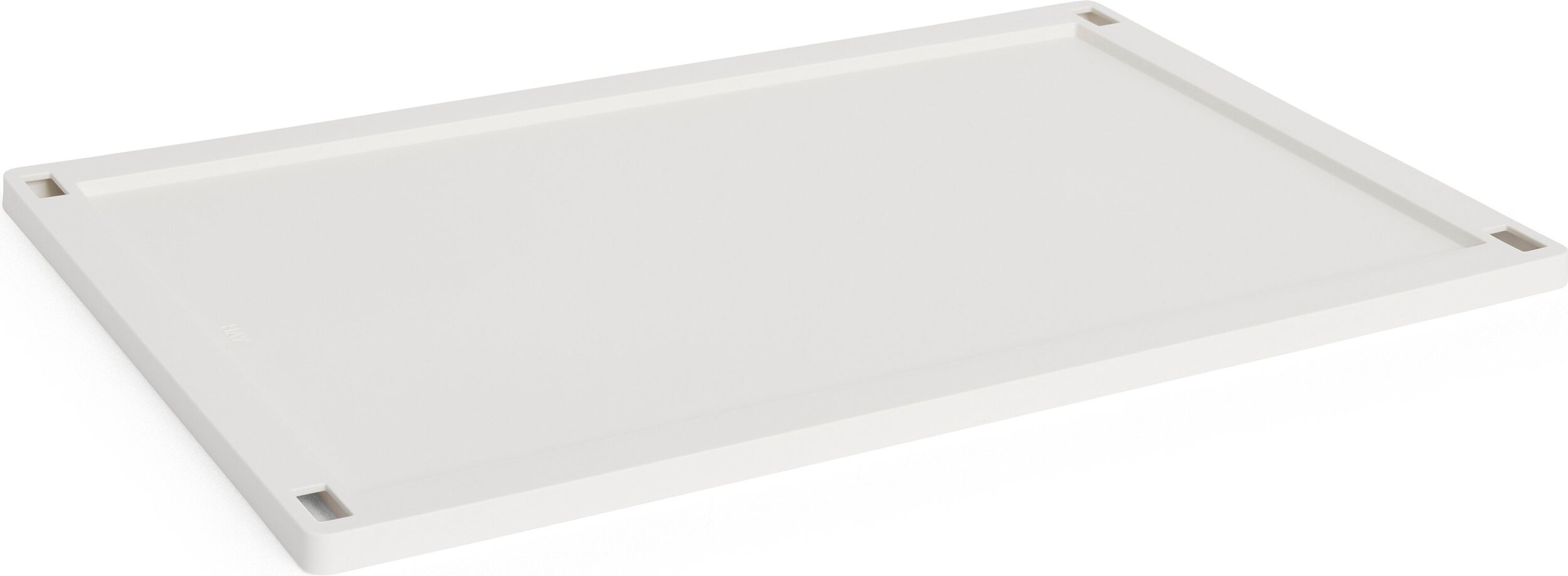 Pokrywka do kosza do przechowywania Hay Colour Crate L zgaszona biel