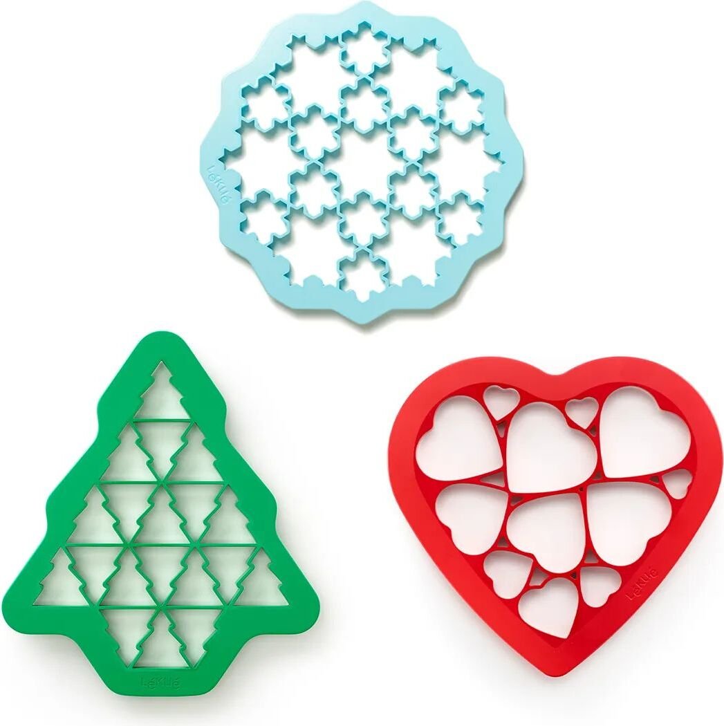 Formy do wykrawania ciasteczek Lekue 3 szt.