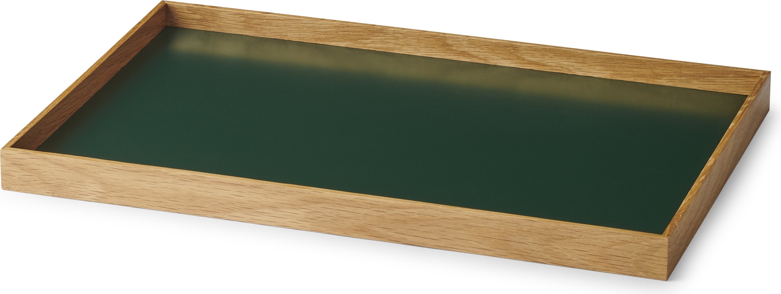Taca dekoracyjna Frame M zielona jasny dąb