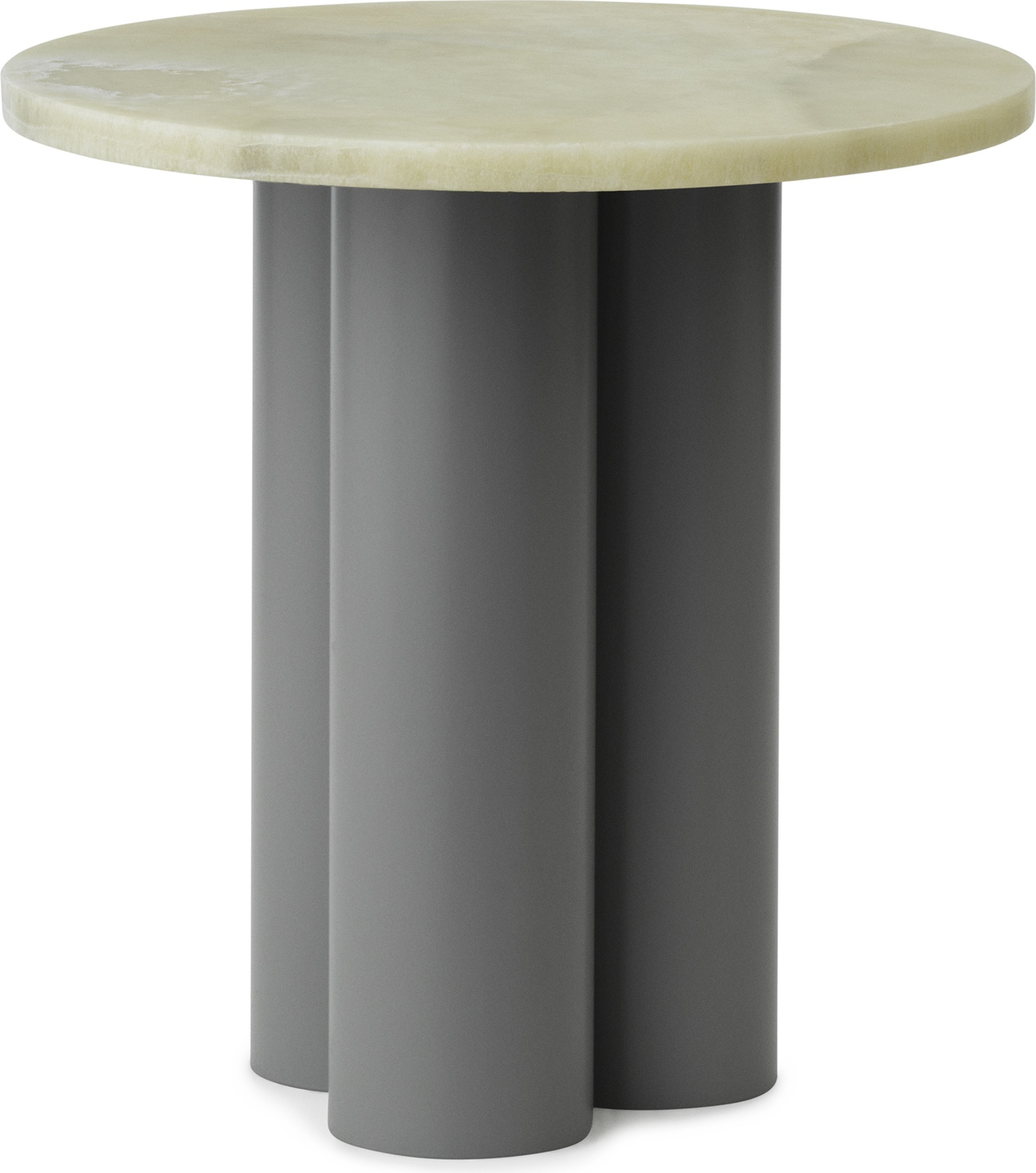 Stolik Dit Onyx Emerald na szarych nogach