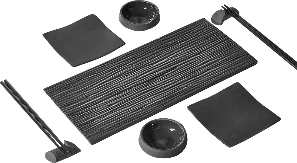 Zestaw do sushi dla 2 osób Zen antracytowy