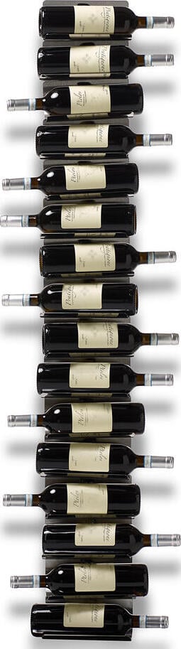 Stojak na wino ścienny Ptolomeo 150 cm srebrny