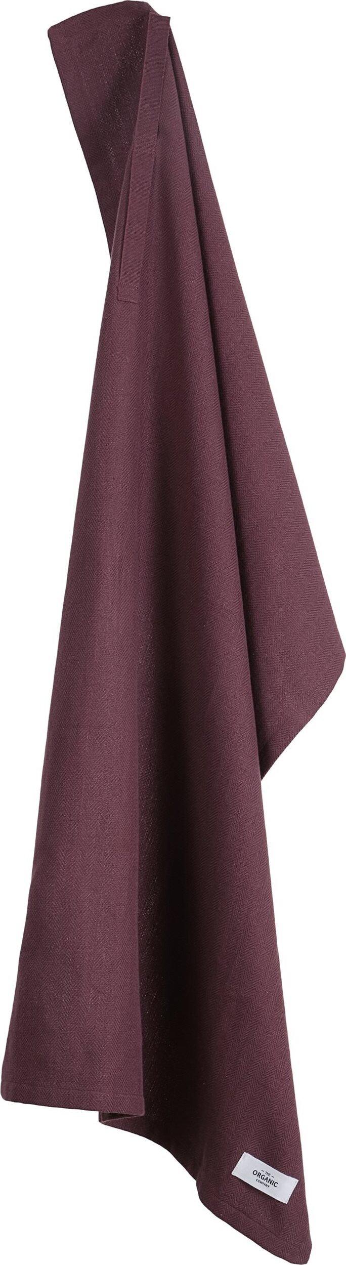 Ścierka kuchenna The Organic Company 53 x 86 cm burgundowa