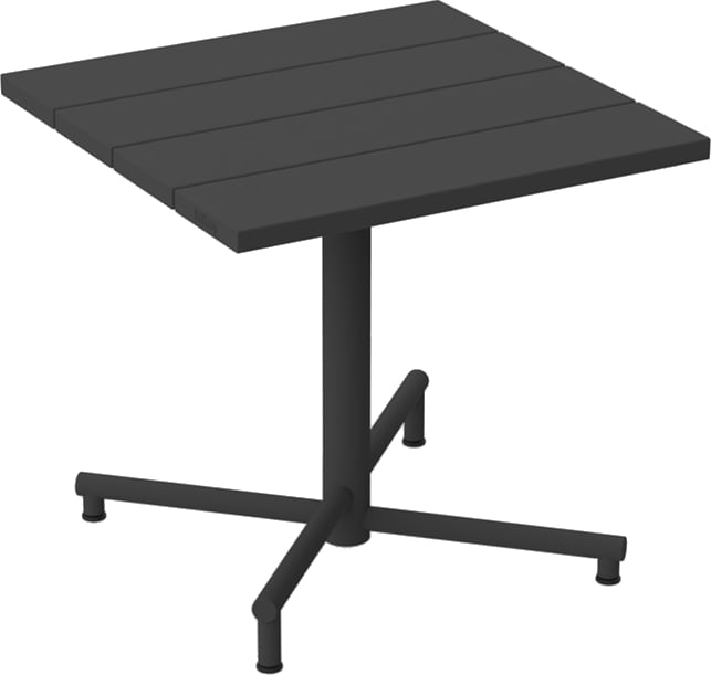 Stolik ogrodowy Fred's kwadratowy antracytowy