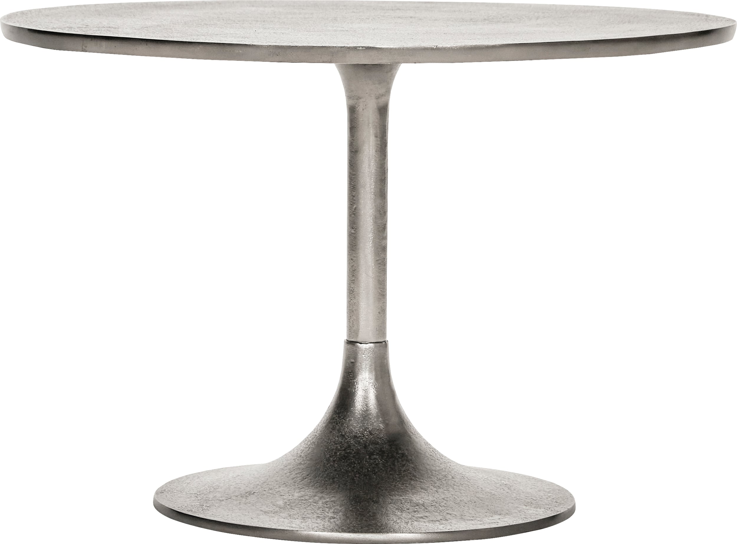 Stolik kawowy HDPan okrągły 40 cm srebrny