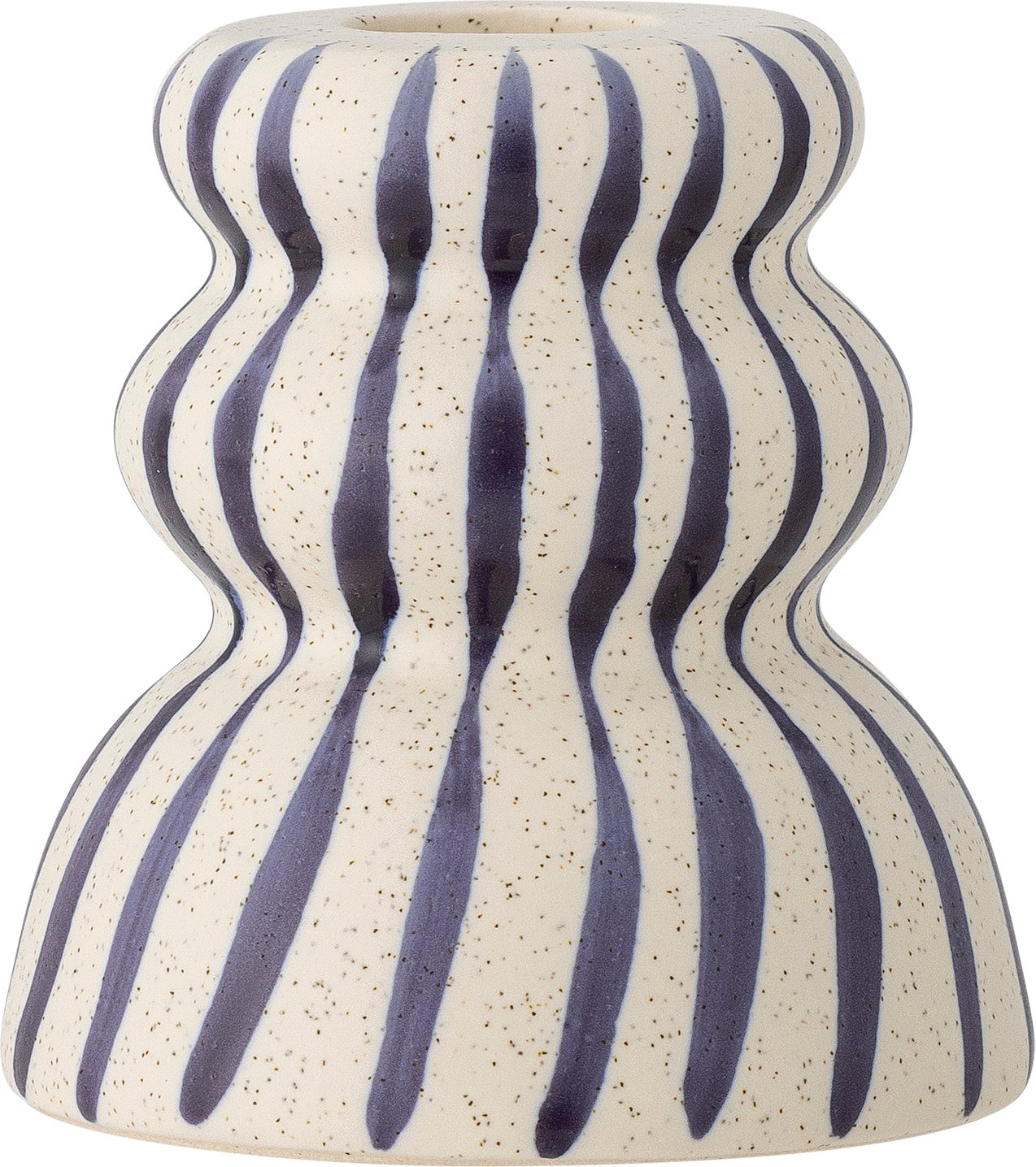 Świecznik na klasyczną świecę Gabin niebieski