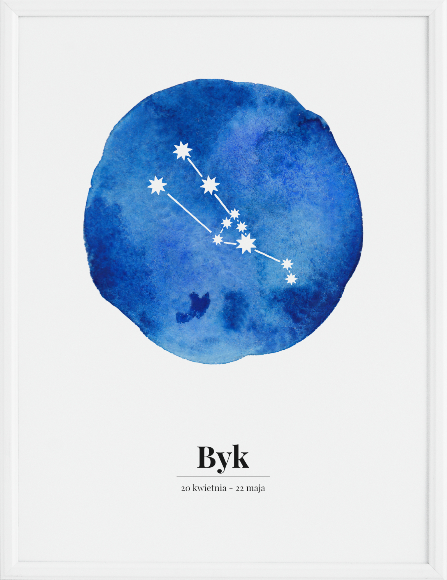 Plakat Zodiak Byk 70 x 100 cm