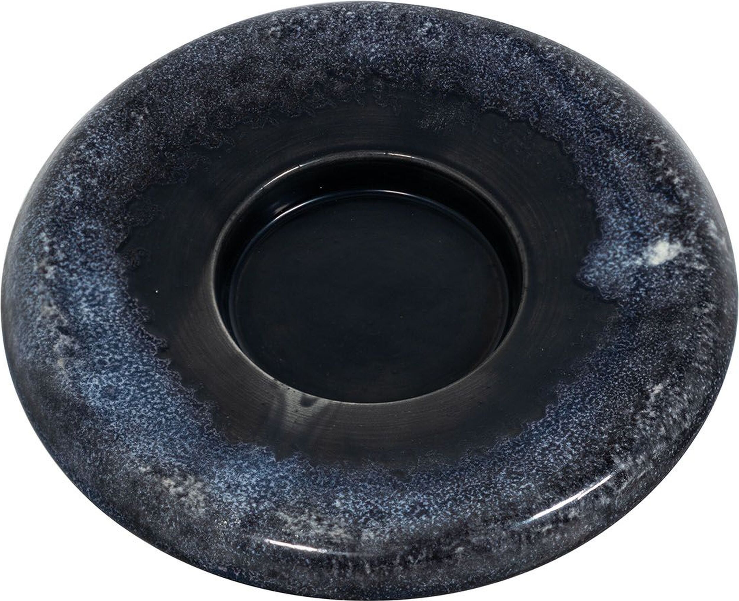 Podstawka dekoracyjna do lamp Pina granatowa ceramiczna