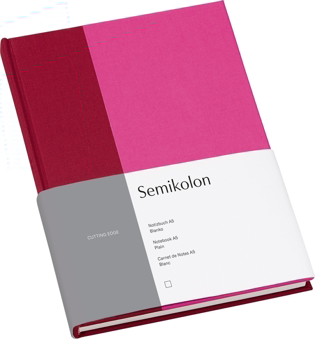 Notes gładki Cutting Edge A5 malinowo-fuksjowy