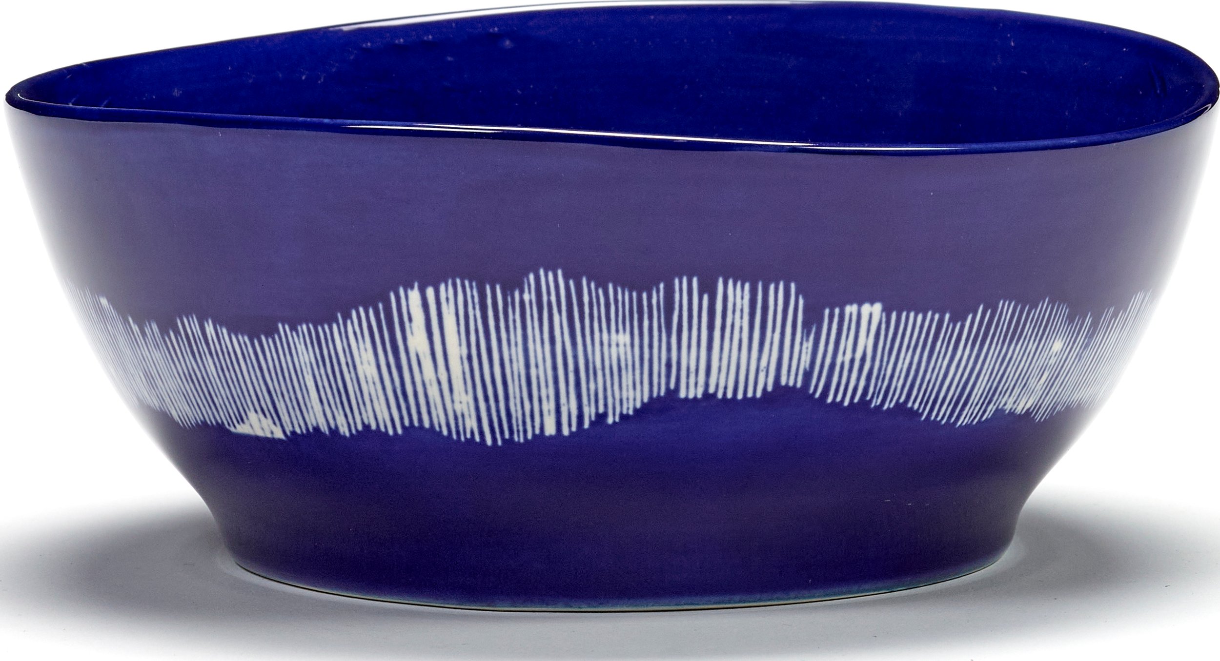 Miska Feast 18 cm ciemnoniebiesko-biała