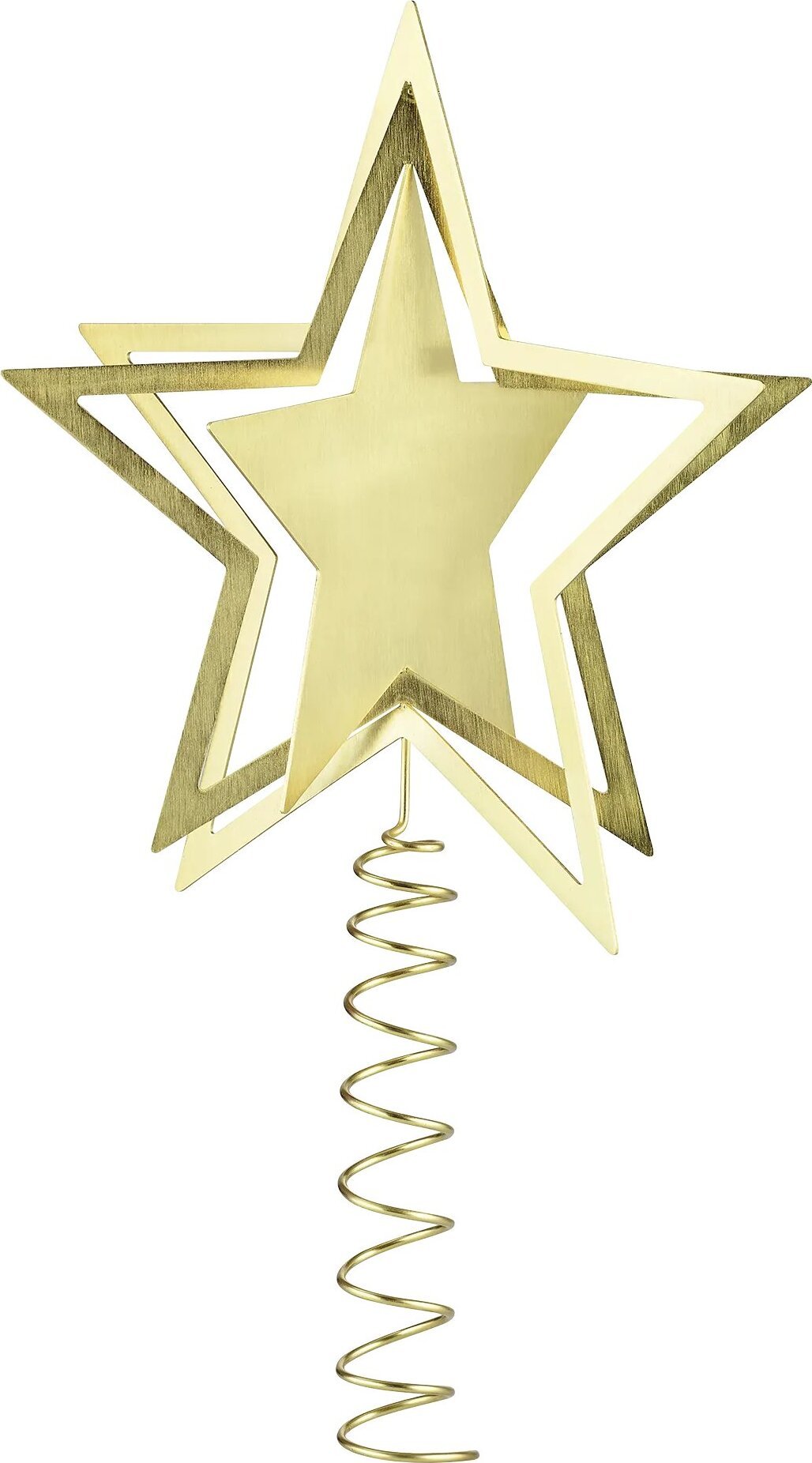 Czubek na choinkę Kitai 29 cm mosiądz