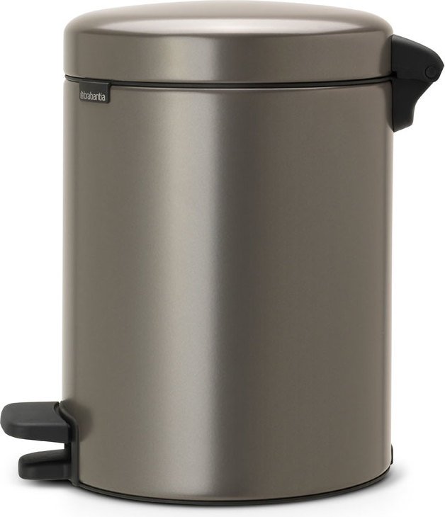 Kosz na śmieci NewIcon 2 x 2 l platynowy pedałowy