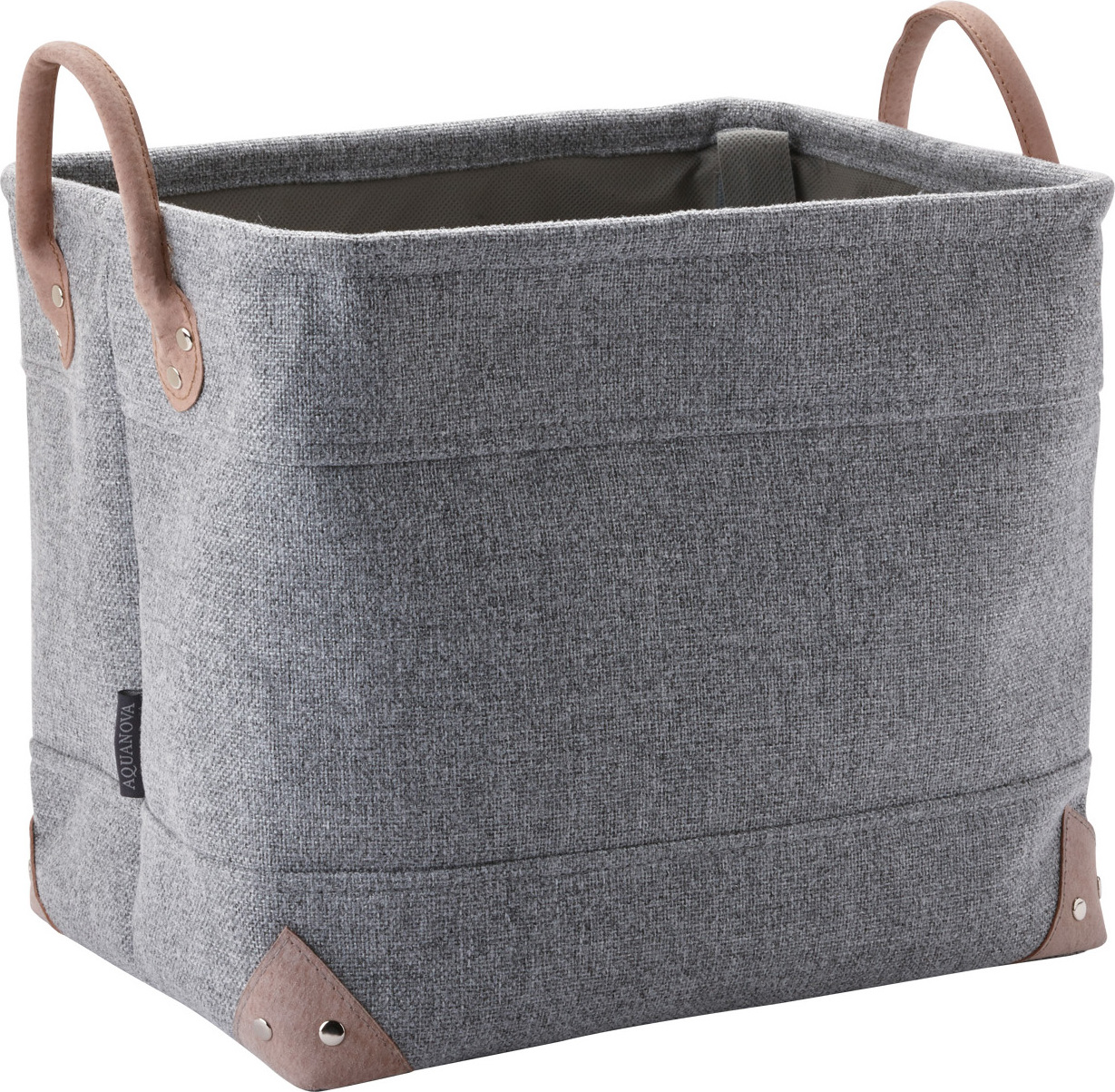 Kosz do przechowywania Lubin M szary