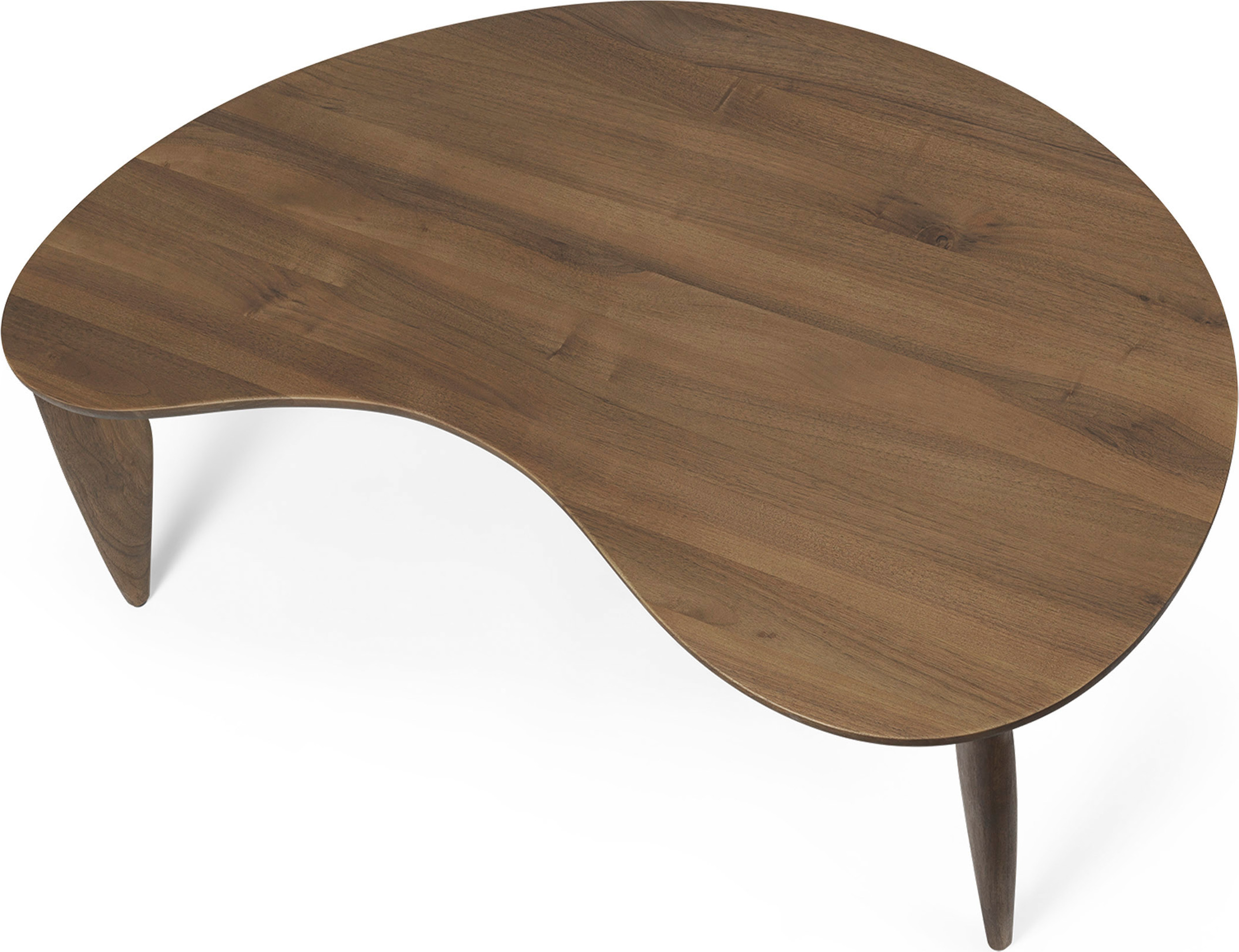 Stolik kawowy Feve z drewna orzechowego