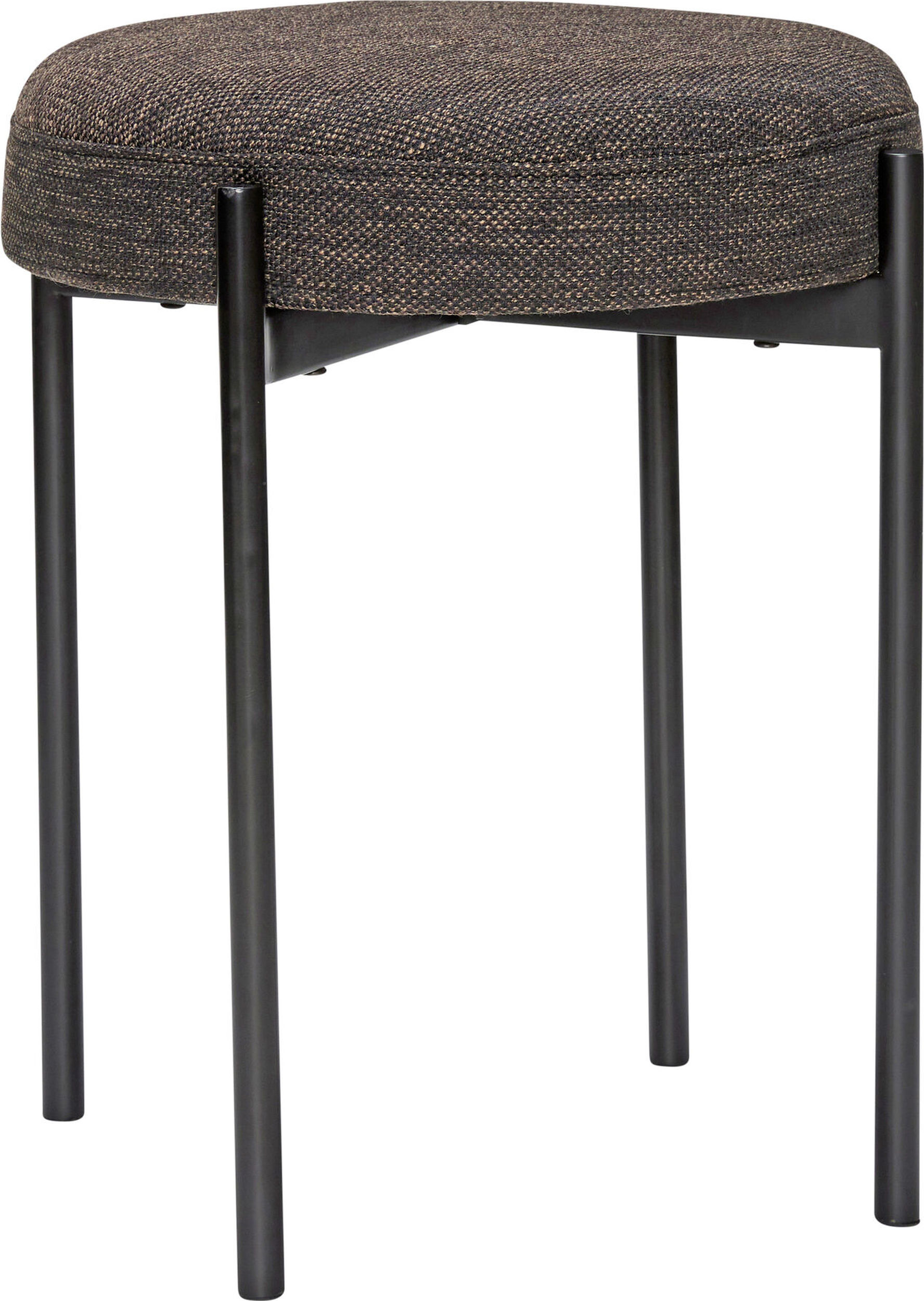 Stołek Silo ciemnobrązowy