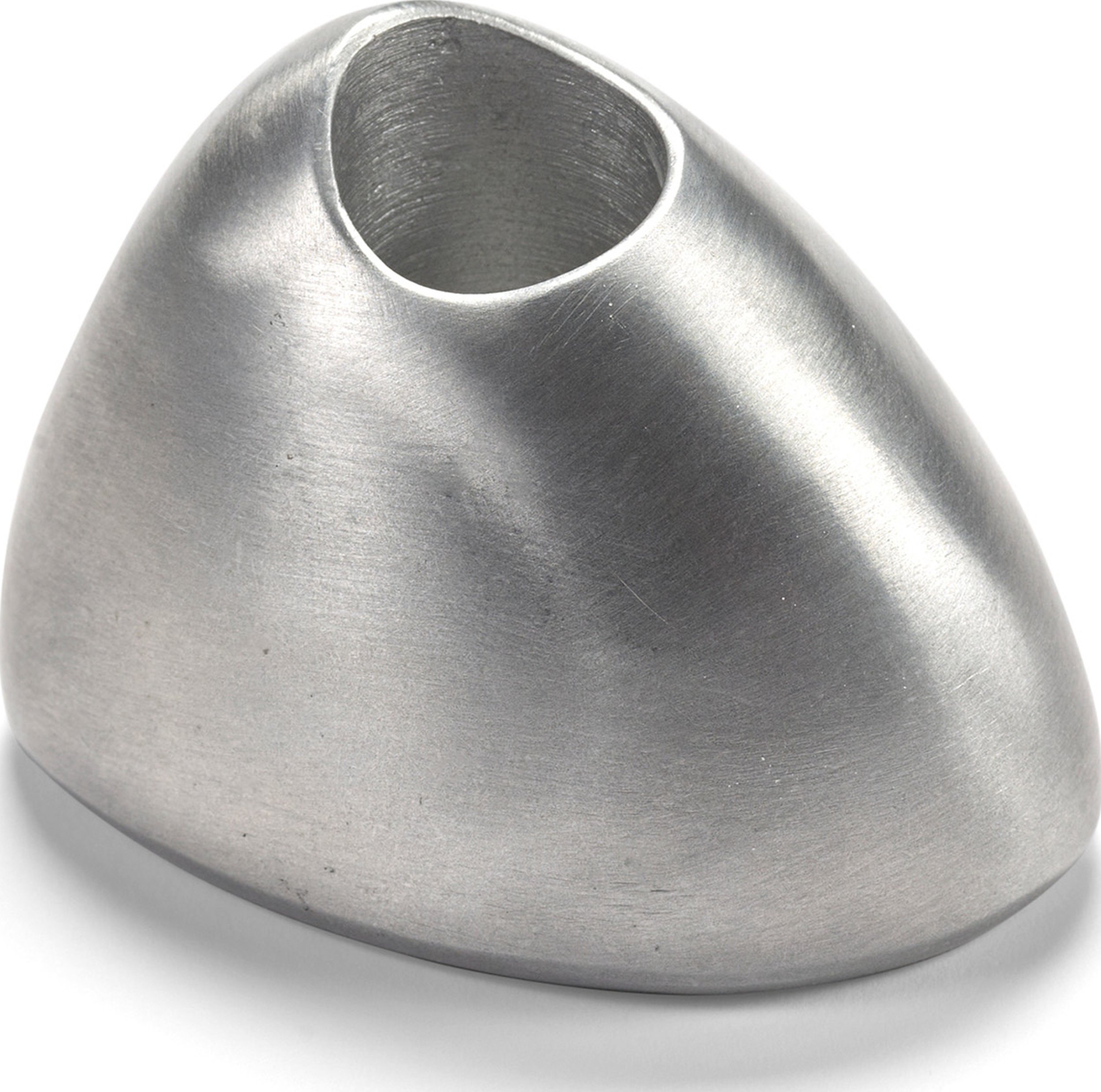 Świecznik na klasyczną świecę Out of Lines 5,5 cm srebrny