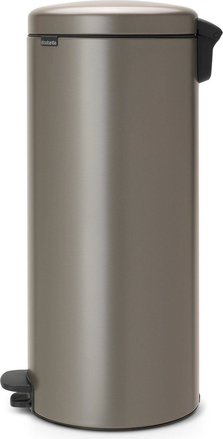 Kosz na śmieci pedałowy NewIcon 30 l platynowy