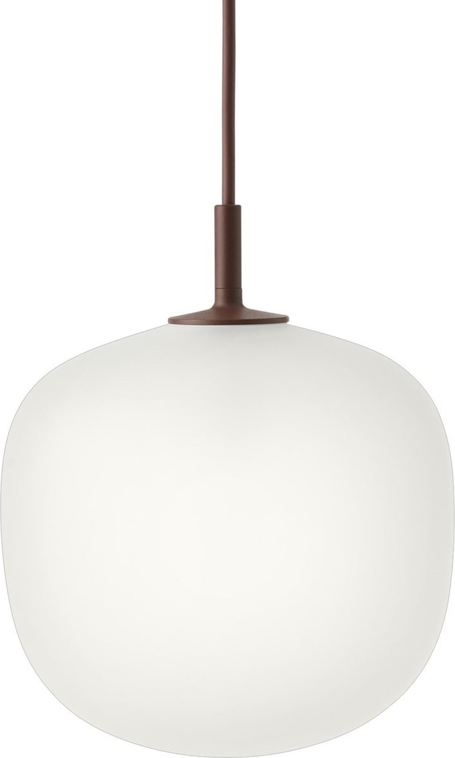 Lampa wisząca Rime 18 cm bordowa