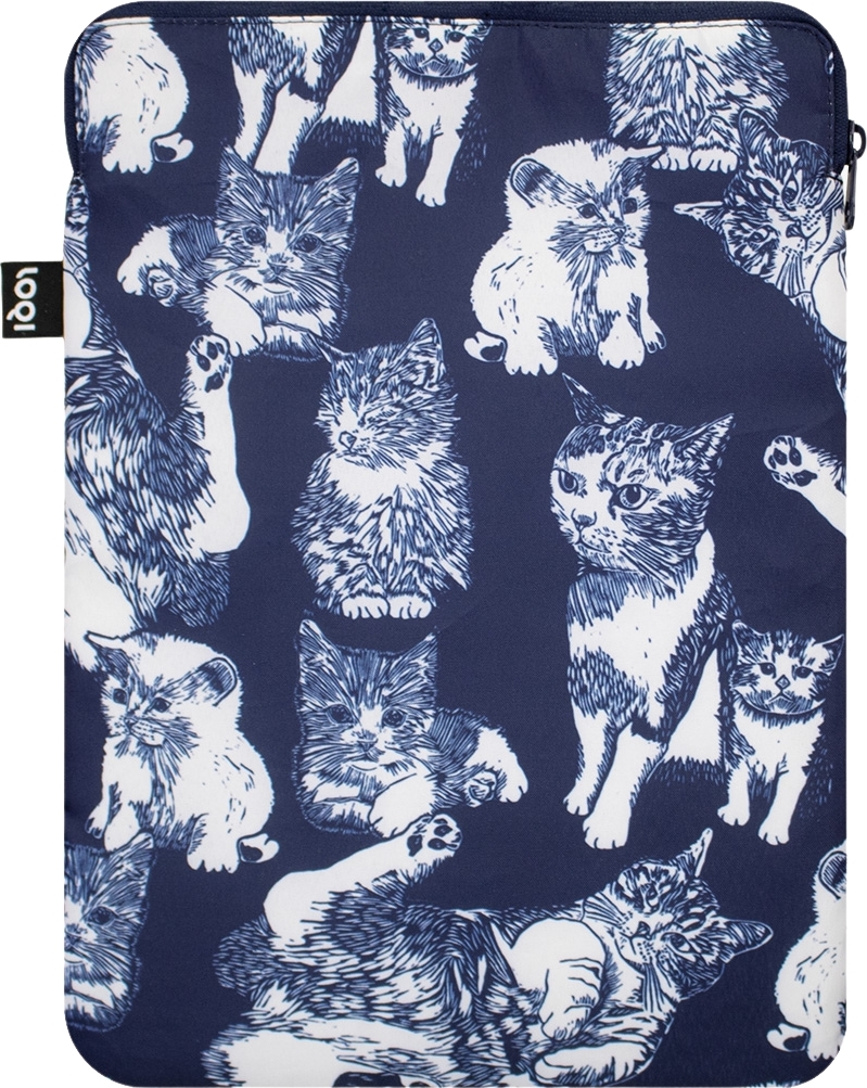 Etui na laptop Museum Red Poppy Bee koty 24 x 33 cm z recyklingu