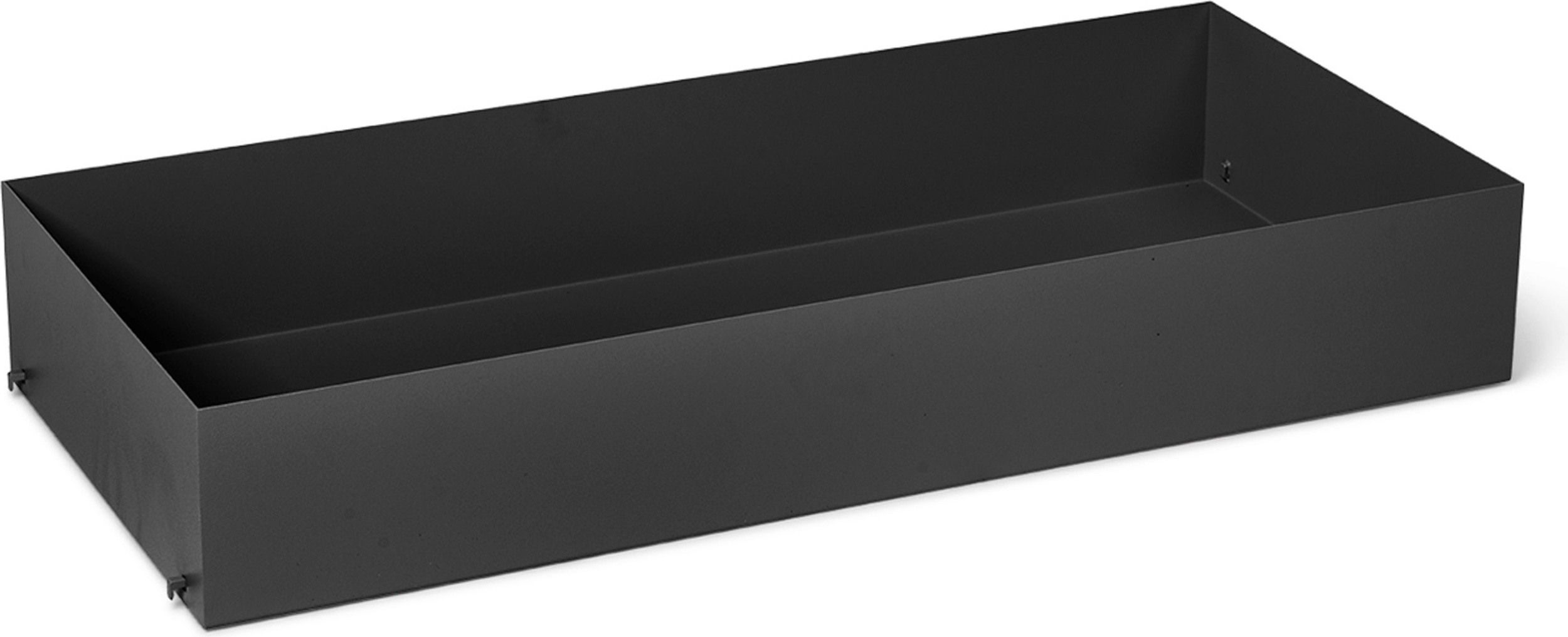 Półka do regału Punctual głęboka antracytowa metalowa