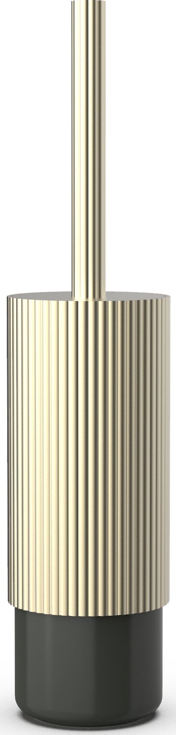 Szczotka do WC Of Line złota z czarną podstawą