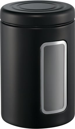 Pojemnik kuchenny Classic Line 2 l czarny mat z okienkiem