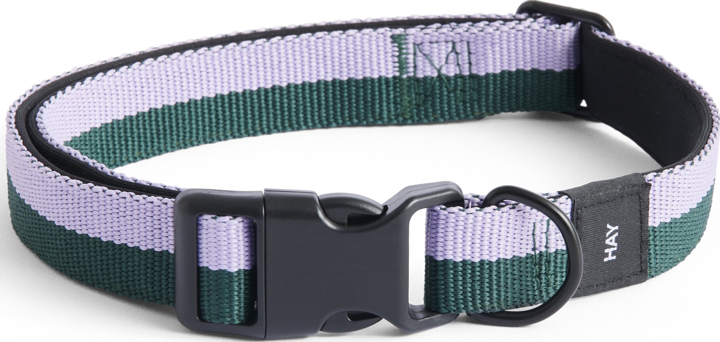 Obroża dla psa Hay M/L zielono-lawendowa